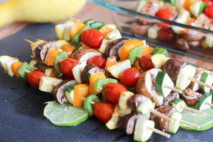 Teriyaki Veggie Skewers