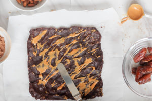 No Bake Peanut Butter Brownies - Spatula